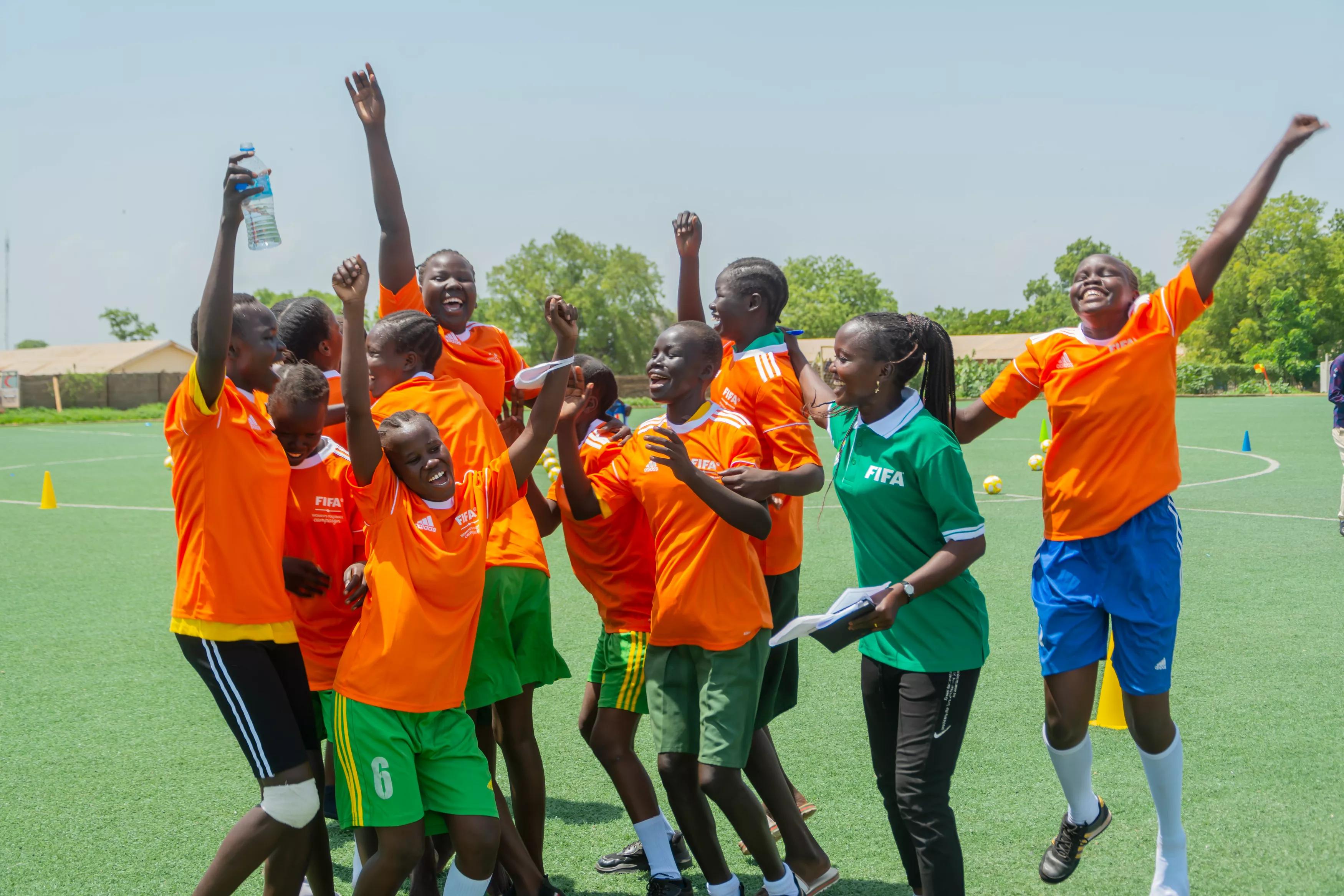 JUBA, SOUTH SUDAN - MAY 18: A general view during the FIFA Women’s Football Development Workshop on May 18, 2022 in Juba, South Sudan. (Photo by After Dawn Media/FIFA)